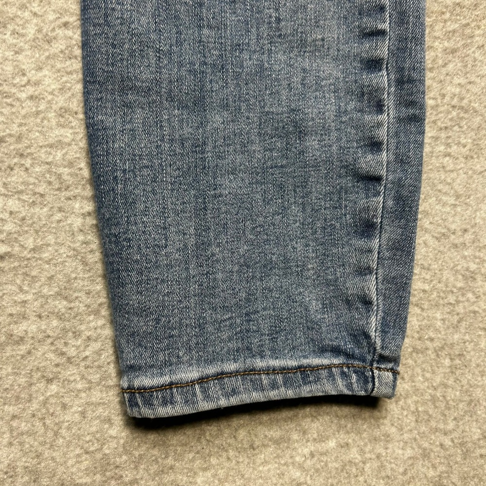 Lucky Brand Bridgette Crop Jeans Womens 10/30 Blue Cotton High Rise Button Fly - Picture 7 of 15